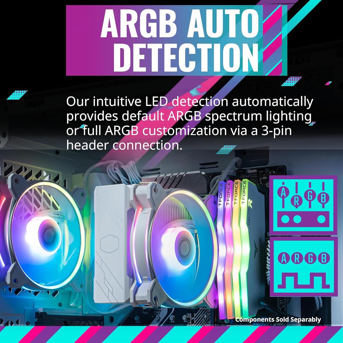 Cooler Master Air Cooler 212 HYPER HALO WHITE Cooler Master Air Cooler 212 HYPER HALO WHITE
